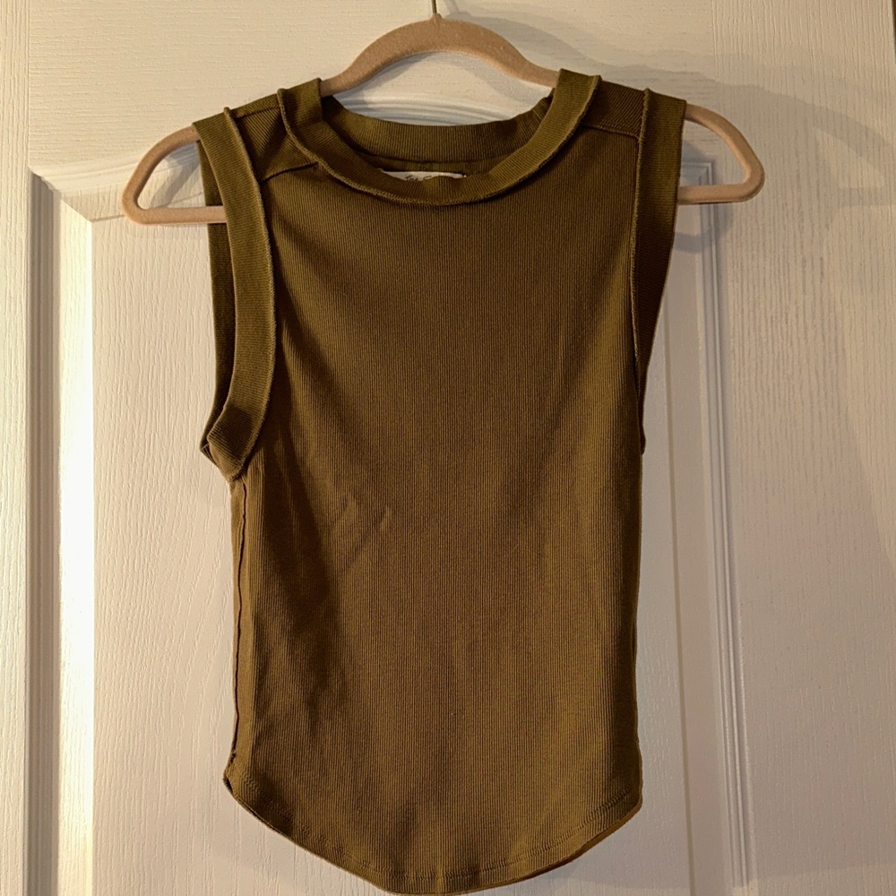 We The Free Olive Tank Top